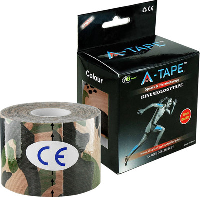 

A-TAPE Kinesiology Tape Knee, Calf & Thigh Support(Multicolor, Army