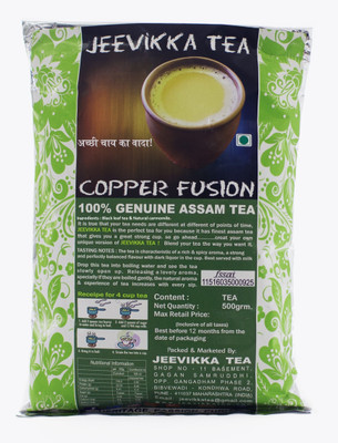 

Jeevika Tea Copper Fusion 100% Genuine Assam Unflavoured Black Tea(500 g, Tetrapack)