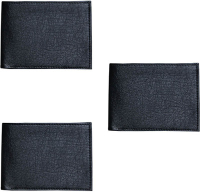 

Lee Topper Men Black Artificial Leather Wallet(7 Card Slots)