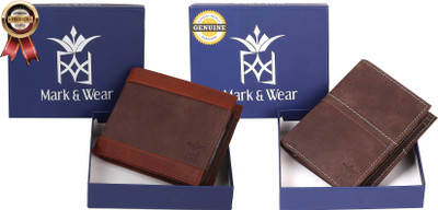 

Mark & Wear Men Multicolor Genuine Leather Wallet(8 Card Slots)