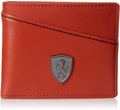 

Lucky Men Red Artificial Leather Wallet(6 Card Slots)