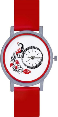 View FASHION POOL PEACOCK DIAL RED PEACOCK DIAL RED Watch  - For Girls Wrist Watches Price Online(FASHION POOL)