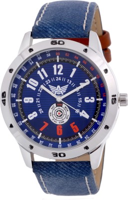 Abrexo Abx1191-Gents Blue Denim Chronograph Pattern Watch  - For Men   Watches  (Abrexo)