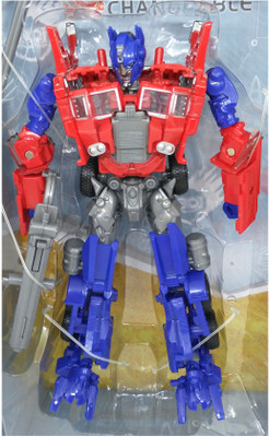

HALO NATION Robot to Car Converting Transformer Autobot Optimus Prime Die Cast Metal Edition(Blue)