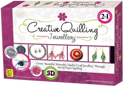 

Bonkerz 2 in 1 Creative Quilling Jewellery Kit