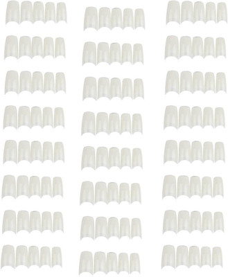 

One Personal Care False Nail Enhancements | Fashion Extension | #DIY Resize & Reshape-able Clear(Pack of 120)