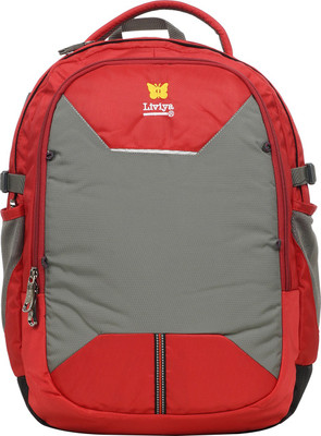

Liviya SB-1268 35 L Backpack(Grey, Red)