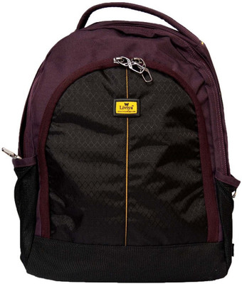 

Liviya SB-1222 17 L Backpack(Black, Purple)