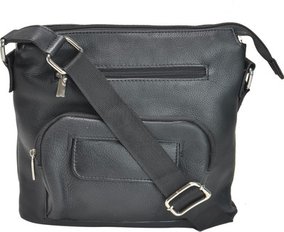 

LeCobbs BAG-005 Sling Bag(Black, 10 inch)