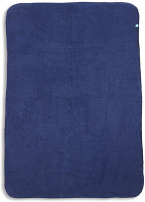 

Mini Klub Polycotton Crib Plain Bedsheet(Pack of 1, Navy Blue)