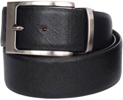 

Cyclone Men Casual Black Genuine Leather Reversible Belt
