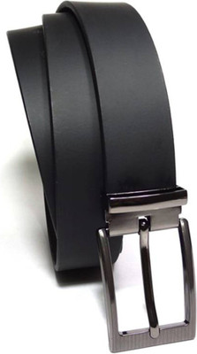 

Cyclone Men Casual Black Genuine Leather Reversible Belt