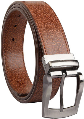 

Cyclone Men Casual Brown Genuine Leather Reversible Belt