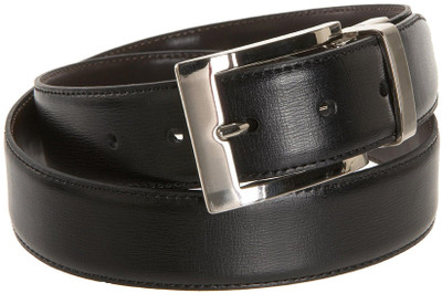 

Cyclone Men Casual Black Genuine Leather Belt