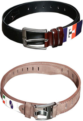 

Lee Topper Men Casual Black, Brown Artificial Leather Belt