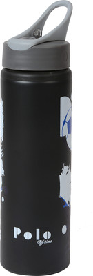 

Polo Lifetime Stainless Steel Sports Style Sipper Water Bottle 850 ml Sipper(Pack of 4, Black)
