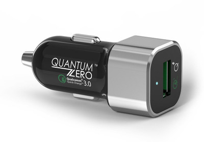 

QuantumZERO 2.4 Amp Turbo Car Charger(Black, Silver)