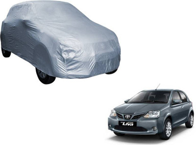 Neelkanth Sales Car Cover For Toyota Etios Liva (With Mirror Pockets)(Silver, For 2016, 2017 Models)