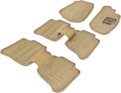 Printo Fine India Plastic Standard Mat For  Toyota Fortuner(Beige)