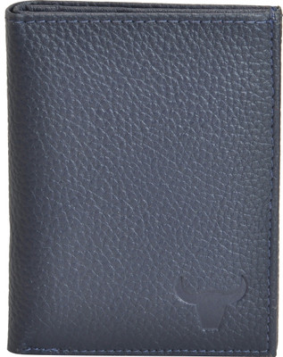 Adams Men Black Genuine Leather Wallet(6 Card Slots)