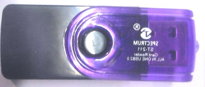 

SPECTRUM Built-in USB 2.0 Card Reader Card Reader(Purple, Yellow)