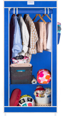 

CbeeSo Carbon Steel Collapsible Wardrobe(Finish Color - Royal Blue)