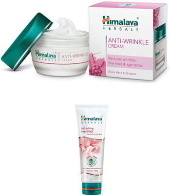 

Himalaya Anti Wrinkle Cream, Refreshing Fruit Pack(Set of 2)