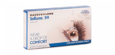 

Bausch & Lomb SOFLENS 59 MONTHLY DISPOSABLE LENS Monthly(5.25, Contact Lenses, Pack of 6)