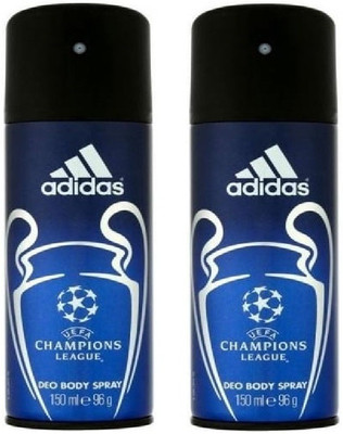 

ADIDAS Champion league combo Deodorant Spray - For Men(300 ml, Pack of 2)