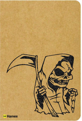 Hamee A5 Notebook(Recyclable Designer Printed Brown Paper Bound A5 Kraft Notebook - 150 pages, A5 Size Ghost with Hood, Brown)