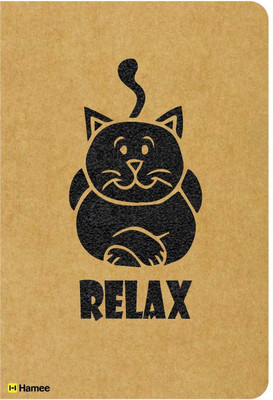 

Hamee A5 Notebook(Recyclable Designer Printed Brown Paper Bound A5 Kraft Notebook - 150 pages, A5 Size Relax, Brown)