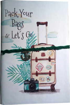 

goonj creations Regular Diary(Travel journal, Green, White)