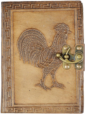 

Craft Club A5 Diary(handmade recycled paper leather diary, Golden)