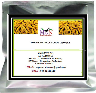 

MG Naturals TURMERIC-FACE SCRUB 250 GM(250 g)