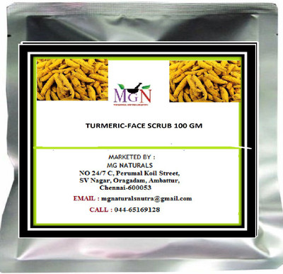 

MG Naturals TURMERIC-FACE SCRUB 100 GM(100 g)