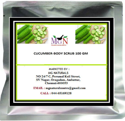 

MG Naturals CUCUMBER-BODY SCRUB(100 g)