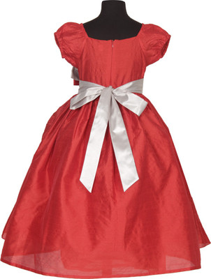 

Samsara Couture Girls Maxi/Full Length Party Dress(Red, Sleeveless