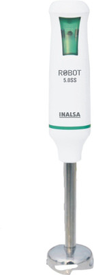 

Inalsa Robot 5.0 SS DC Motor 500 W Hand Blender(White, Green)