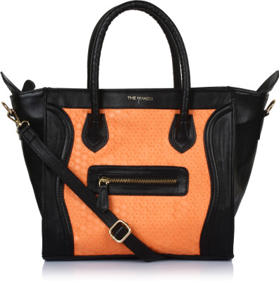 

THE MAKER Hand-held Bag(Black, Orange)