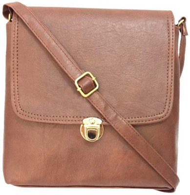 

FashionCops Sling Bag(Brown)