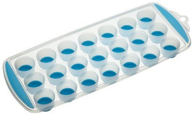 

RIANZ Pop Up Ice Tray 2Pcs Set Multicolor Plastic Ice Cube Tray(Pack of 2)