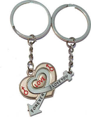 

NeoTask Forever Love You Heart In Heart Metal Key Chain