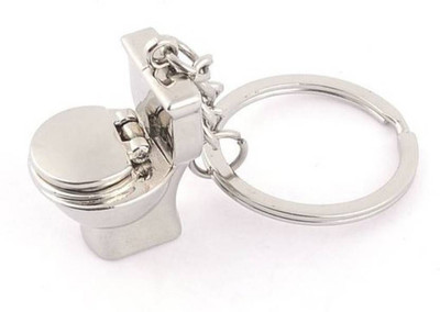 

NeoTask Cute Western Potty Premium Metal Key Chain