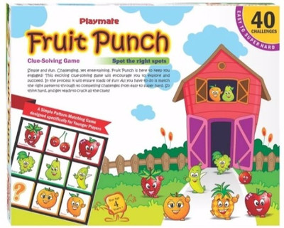 

Playmate Fruit Punch - A fruit based clue solving game. Age 3 Years +(Multicolor)