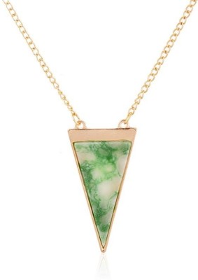 BLINGG Triangle Drop Pendant Necklace Metal Necklace