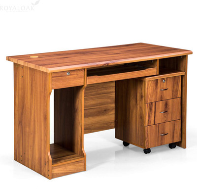 5 OFF on RoyalOak Petal Engineered Wood Office Table Free