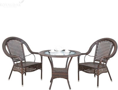 

RoyalOak Camp Synthetic Fiber Outdoor Table(Finish Color - Honey Brown)