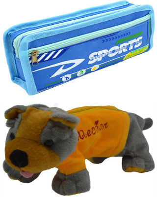 

Hrinkar Cartoon Pencil Pouch Printed and Animal Art Plastic Pencil Boxes(Set of 2, Multicolor)