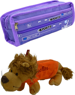 

Hrinkar Cartoon Pencil Pouch Printed and Animal Art Plastic Pencil Boxes(Set of 2, Multicolor)