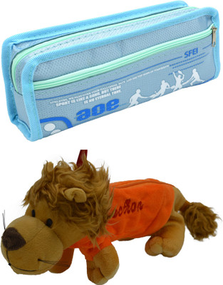 

Hrinkar Cartoon Pencil Pouch Printed and Animal Art Plastic Pencil Boxes(Set of 2, Multicolor)